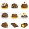 Chocolates icons