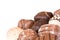 Chocolates isolated