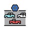 choice of car body type color icon vector illustration
