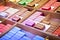 Choice of colorful french soaps