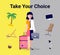 Choice freelance or office work