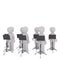 Choir of 3d toons with music stands