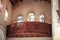 Choir loft at St. Joseph Church in the old city of Nazareth in Israel