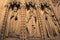 Choir screen sculptures Canterbury Cathedral UK