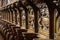 Choir stall of the Cathedral of Toledo in Spain