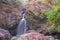 Chok Kra-Din WaterFall in Thong Pha Phum District Kanchanaburi, Thailand