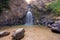 Chok Kra-Din WaterFall in Thong Pha Phum District Kanchanaburi, Thailand