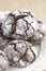 Chokolate crinkles cookies