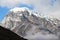 Chola Kangchung La mountain peak in Himalayas