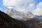 Chola Kangchung La mountain peak in Himalayas