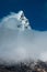 Cholatse mountain peak and clouds