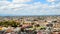 Cholula, Mexico, 16 October, 2015: aerial view to Cholula town