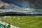 Chomutov, Czech republic - July 01, 2017: a dramatic situation in front of goalkeeper of Slovak football club Zilina in a match wi