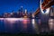 Chongqing, China - July 24, 2019: Panoramic view of Chongqing skyline in China