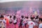 Chongqing Exhibition Center color run in young people