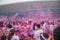 Chongqing Exhibition Center color run in young people