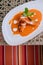 Choo Chee - Thai Spicy red curry thick sauce with grilled salmon
