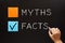 Choose The Facts Over The Myths Concept