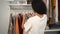 Choosing outfit for basic wardrobe woman checks clothes Spbd