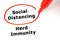 Choosing Social Distancing Over Herd Immunity Concept