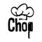 Chop chef vector logo