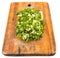 Chopped Scallions On Cutting Board IV