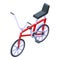 Chopper bike icon isometric vector. Biker ride