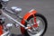 Chopper front wheel