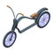 Chopper icon isometric vector. Biker ride