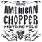 Chopper Motorcycle elements - lettering