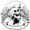 Chopper skull tattoo insignia tattoo tshirt4