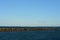 Choppy Hauraki Gulf at breakwall