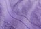 Choppy purple towel fabric texture