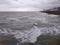A choppy sea viewed from Hastings pier
