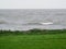 Choppy waves on Dutch inland see