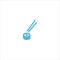 Chopstick icon flat vector logo design trendy