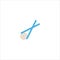 Chopstick icon flat vector logo design trendy