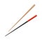 Chopstick vector chinese sushi isolated japanese chop food stick. Japan wooden bamboo stick