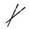 Chopsticks vector icon