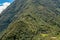 Choquequirao ancient archaeological complex that towers above the Apurimac River canyon and rests atop a flattened hill