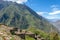 Choquequirao complex of ruins built by the Incas, one of the most remote Inca settlements in the Andes, Peru