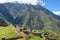 Choquequirao complex of ruins built by the Incas, one of the most remote Inca settlements in the Andes, Peru