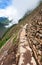 Choquequirao Inca ruins in Peru terraced fields