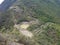 Choquequirao inka ruin in peruvian mountain jungle