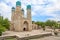 Chor Minor mosque in Bukhara, Uzbekistan