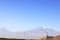 Chor Virap monastery in front of mount Ararat, Ararat province, Armenia