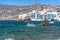 Chora village  Little Venice  - Mykonos Cyclades island - Aegean sea - Greece