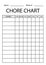 Chore chart template.