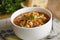 Chorizo and chickpea soup