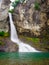 Chorrillo del Salto waterfall at the beginning of autumn, Los Glaciers National Park, El Chalten, Argentina.